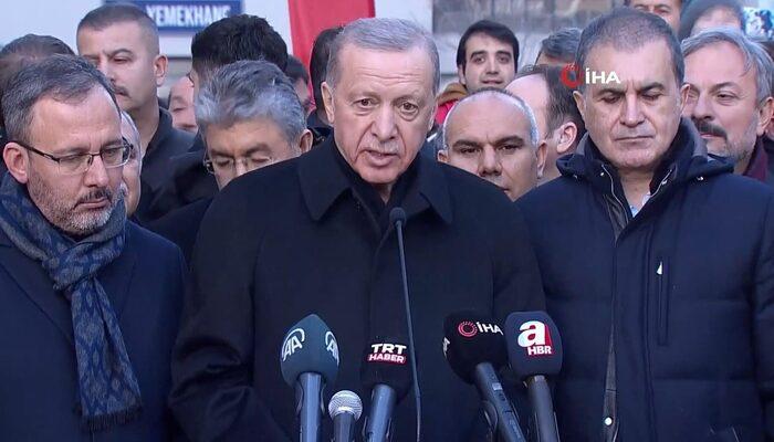 Erdoğan deprem bölgesinden acı bilançoyu duyurdu!