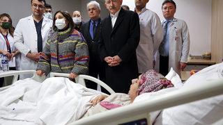 Kılıçdaroğlu çifti, Ankara'da depremzedeleri ziyaret etti