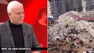 Nihat Hatipoğlu depremle ilgili konuştu: Kader bu değil, bilim adamlarının sözü bizim için dini bir emir gibidir