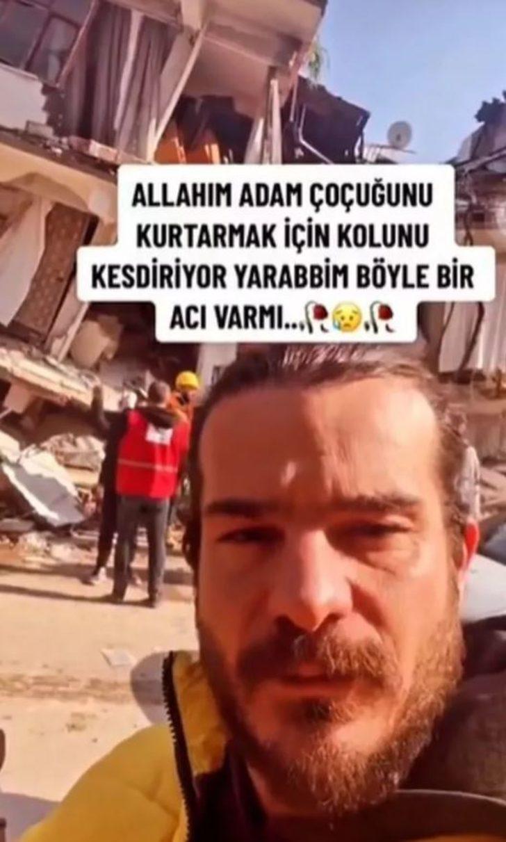 Hakan Hatipoğlu enkazdaki paylaşımıyla herkesi ağlattı! 'Çocuğu kurtarmak için kolunu kestiriyor' G1