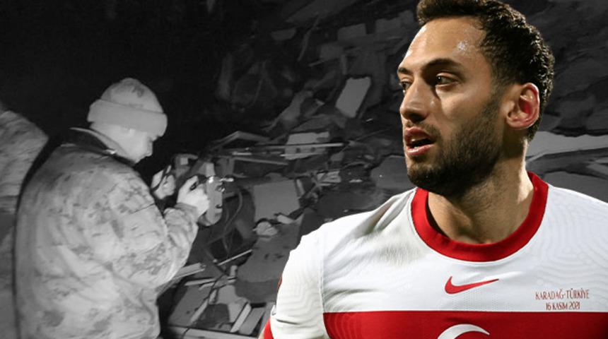 Deprem sonrası kayıtsız kalamadı! Milli futbolcu Hakan Çalhanoğlu'ndan dev bağış...