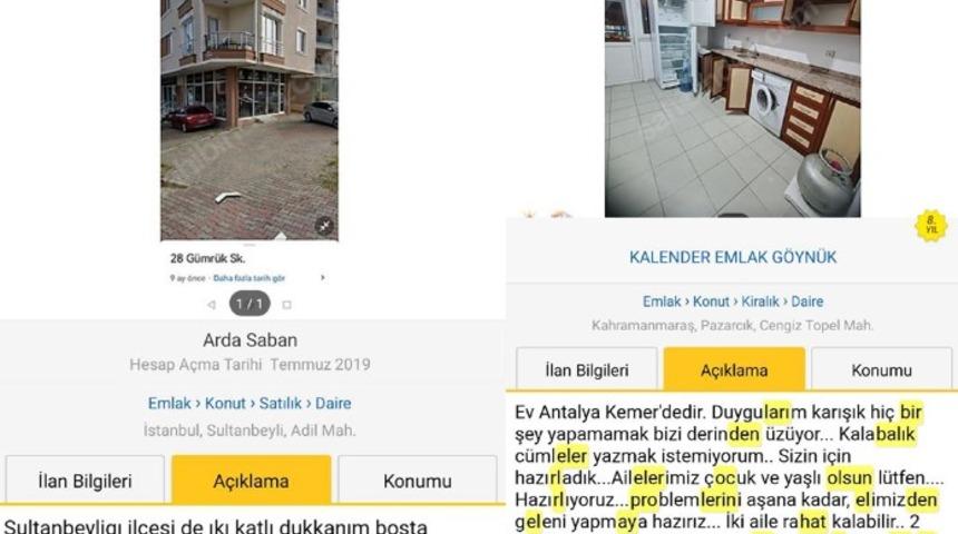 Deprem sonrası kiralık ev ilanları depremzedeler için ücretsiz ilana dönüştü! Duygulandıran sözler: 'Dert etmeyin, çekinmeyin'