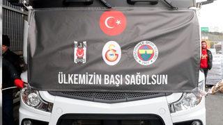 Üç büyükler depremzedeler için birleşti