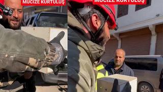 Mucize kurtuluş! Deprem sırasında yeni doğan bebeklerini bir an olsun yalnız bırakmadı... Görüntüler yürekleri ısıttı