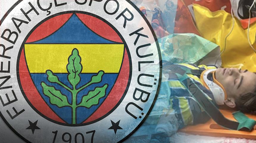Enkazdan formayla çıkarıldı, sözleri herkesi ağlattı! Fenerbahçe'den paylaşım...