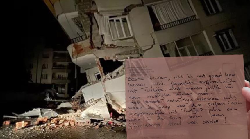 Hollandalı bir ailenin Türk komşularına yazdığı not sosyal medyada gündem oldu! “Acılarınızı hiçbir surette dindiremez ama...”