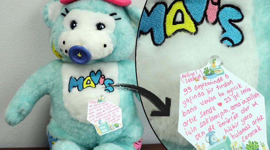 1999 depreminde kendisine verilen oyuncak ayıyı deprem bölgesindeki çocuklara gönderdi! “23 yıl senin için saklamışım”