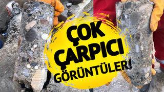 Yıkılan binalardan deliller bir bir toplanıyor! Görüntüler çok çarpıcı... Yargı önüne çıkarılacaklar