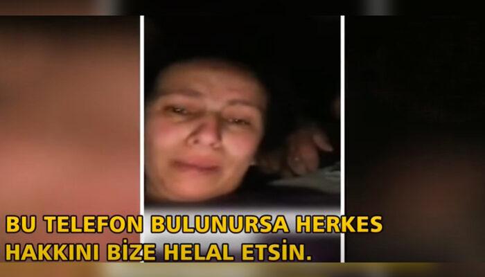 Enkazdan kurtulan acılı anne söyledikleri ile Türkiye'yi ağlattı