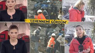 7 gündür yayın yapan muhabir Gülnur Saydam 'Burada cehennemi gördüm' diye başladı, acı hikayesini anlatırken hem kendisi hem izleyenler ağladı! 'Kaybettim...''