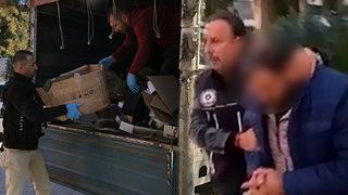 Adana'da pes dedirten olay: Bebek bezi, ayakkabı ve su kolilerinin arasına gizlenmiş! Sürücü, 'Deprem bölgesine yardım malzemesi taşıyorum' dedi ama... Yakalandılar