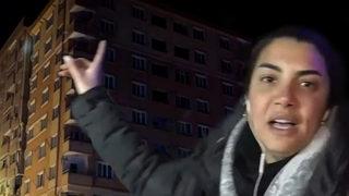 Canlı yayında panik anları! Artçı depreme yakalandılar: Yıkıldı yıkılacak