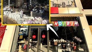 Kahramanmaraş'taki bu dükkan görenleri şaşırtıyor! Depremi hasarsız atlattı, tabaklar dahi kırılmadı