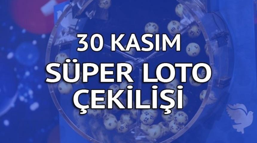 Süper Loto sonuçları 30 Kasım: 3 devirli ikramiye için çekiliş!