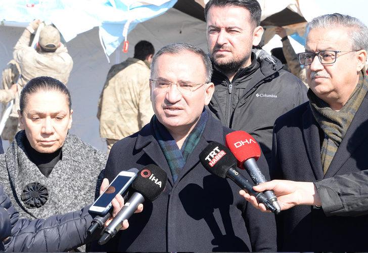 Adalet Bakanı Bozdağ: Deprem bölgesinde davalar 2 ay ertelenecek
