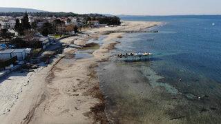 Çanakkale'de deniz suyu 20 metre çekildi, tekneler karaya oturdu: Bu sene biraz daha fazla gibi geldi bana