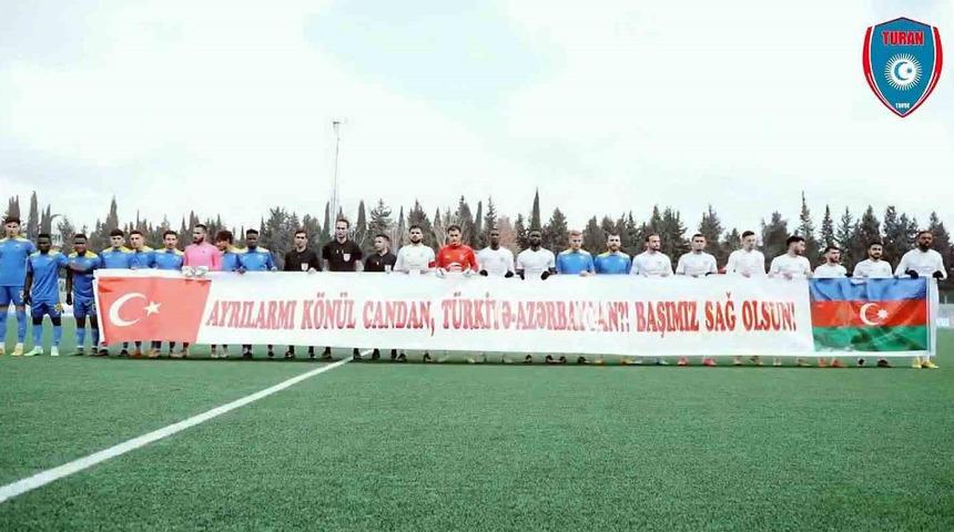 Azerbaycan kulübü Turan Tovuz’dan depremzedelere destek