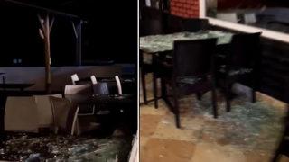 Şile’de sahile vuran deniz mayını patladı! Korku dolu anlar kamerada