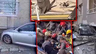 6 arabanın ayakta tuttuğu bina! Sosyal medyada paylaşıldı, görenler inanamadı: Tesadüfen duyduğu kediyi takip edince...