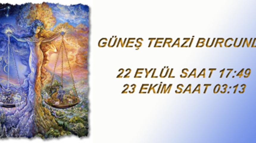 G&uuml;neş Terazi Burcunda