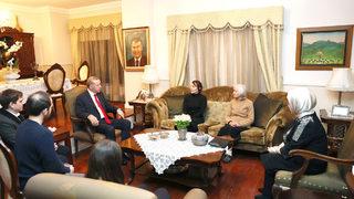 Cumhurbaşkanı Erdoğan'dan Deniz Baykal'ın ailesine taziye ziyareti