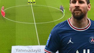 Şampiyonlar Ligi'nde duygusal an! Türkiye'de yaşanan deprem felaketini unutmadılar