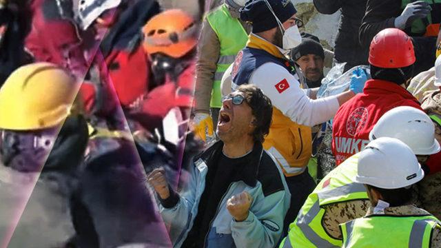 SON DAKİKA | 10. günde peş peşe mucizeler! Enkazda 228 saat yaşama tutundular