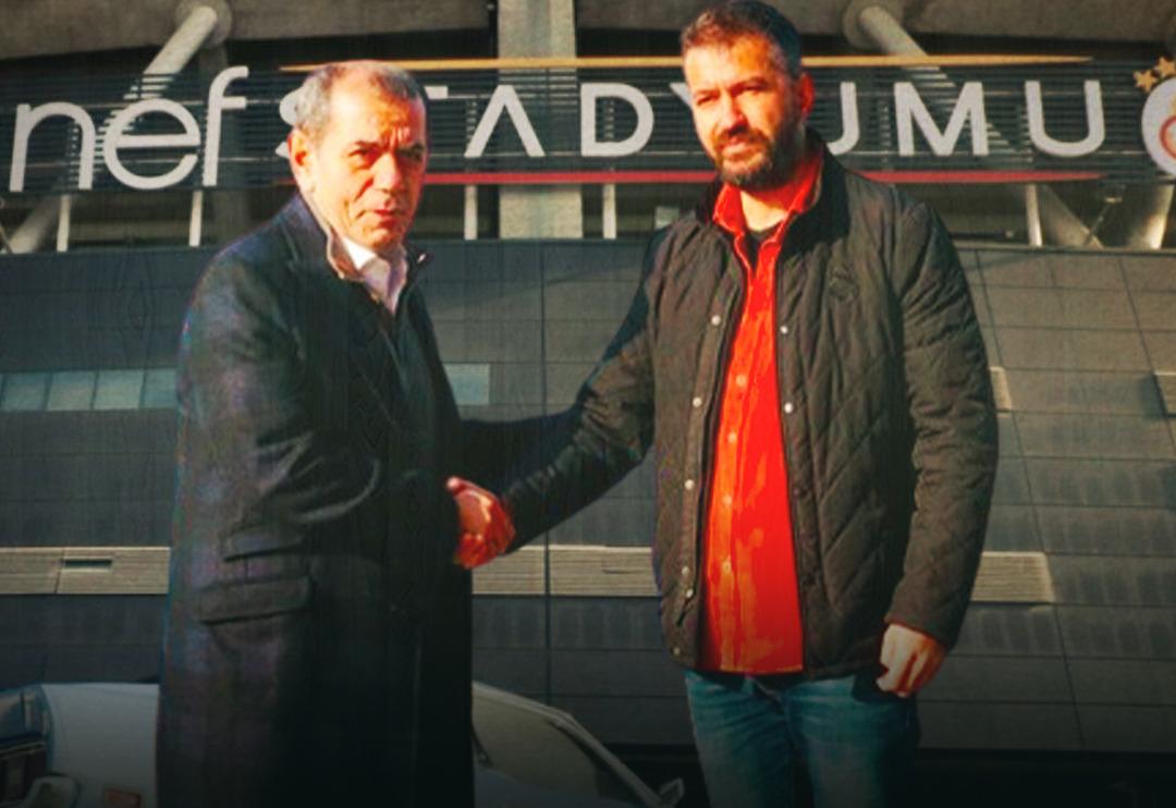 Galatasaray taraftarı Emre Karayaka'dan depremin ilk g&uuml;n&uuml;nden bu yana dikkat &ccedil;eken bağış! Başkan Dursun &Ouml;zbek statta bizzat karşıladı