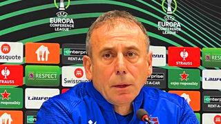 Trabzonspor Teknik Direktörü Abdullah Avcı Basel maçı öncesi konuştu: Hayatımızın en zor maçını oynayacağız!