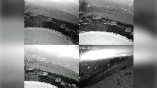 Depremin en çarpıcı görüntüsü ortaya çıktı! Tüm şehri görüyordu... Peş peşe ışık parlamaları sonrası her yer karanlık...