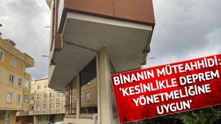 'Binamız sosyal medyaya düşmüş' Çok tartışılan binanın müteahhidi: Kesinlikle deprem yönetmeliğine uygun