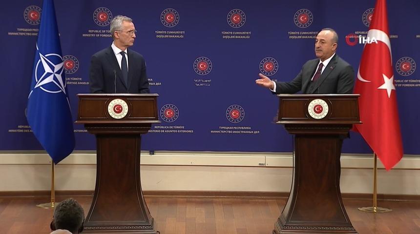 NATO'dan Türkiye'ye destek ziyareti! Çavuşoğlu ve Stoltenberg'den dikkat çeken mesajlar