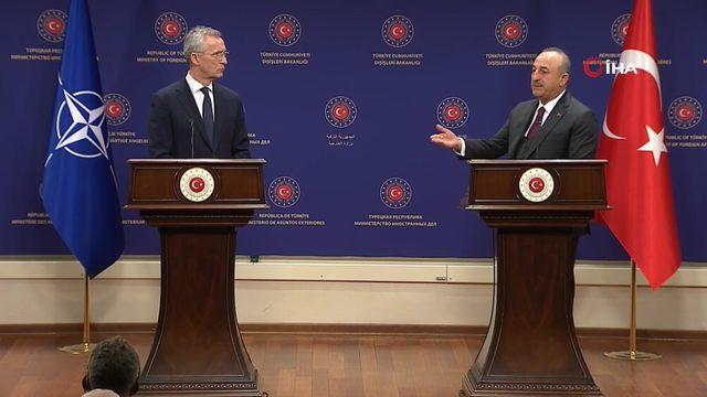 NATO'dan Türkiye'ye destek ziyareti! Çavuşoğlu ve Stoltenberg'den dikkat çeken mesajlar