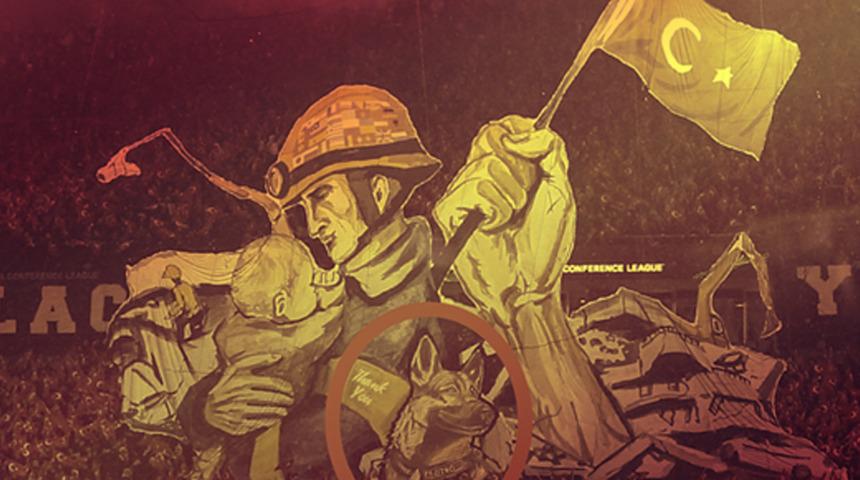 Trabzonspor'un koreografisindeki detay d&uuml;nya g&uuml;ndemine oturdu!