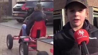 Hollandalı çocuk Türkiye için kapı kapı gezerek yardım topladı! Duygusal anlar yaşattı... Zilleri çalıp depozitolu şişe sordu