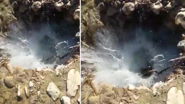 Deprem sonrası oluştu, dere yatağını kuruttu! 'Nereye gittiğini bilmiyoruz'