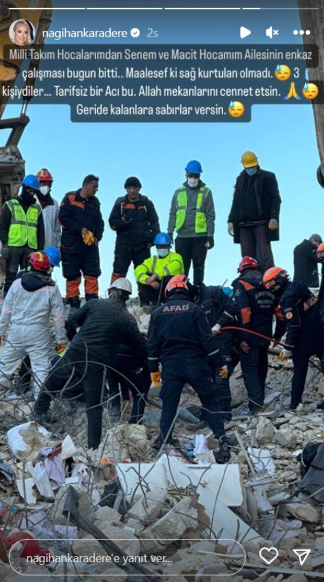 Survivor Nagihan Karadere deprem sonrası ölüm haberini duyurdu! 