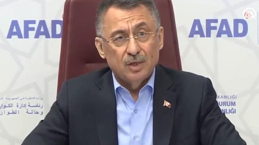 Depremle ilgili iddia gündem olmuştu! Cumhurbaşkanı Yardımcısı Fuat Oktay: Asla müsaade etmeyeceğiz