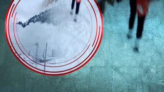 Rize'de korku dolu anlar! Çığ büyüyerek geldi, vatandaşlar dehşete düştü: 'Şaka mı bu? Kaç, kaç, kaç!' 