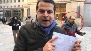 FETÖ'cü Emre Uslu ABD'deki mahkeme çıkışı böyle görüntülendi