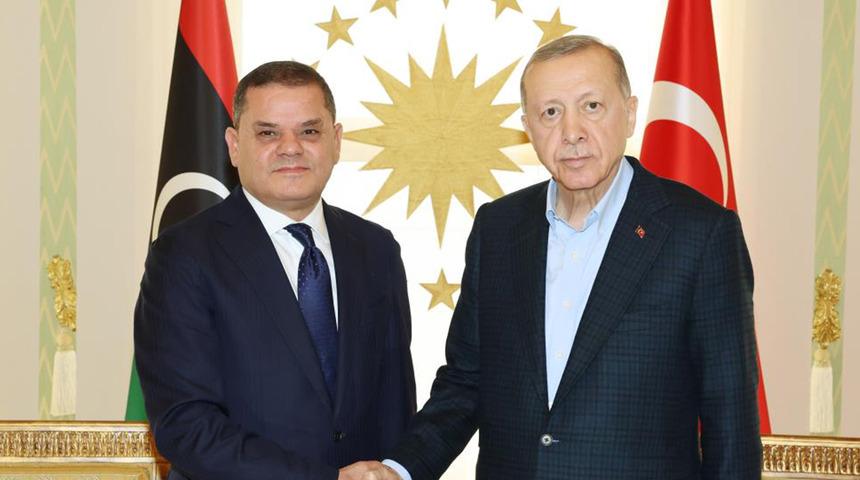 Cumhurbaşkanı Erdoğan, Libya Başbakanı Abdülhamid Dibeybe’yi kabul etti