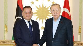 Cumhurbaşkanı Erdoğan, Libya Başbakanı Abdülhamid Dibeybe’yi kabul etti