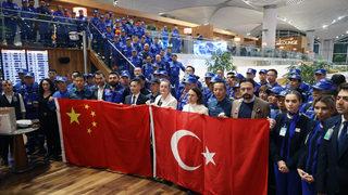Çinli Mavi Gökyüzü arama kurtarma ekibi alkışlarla uğurlandı!  İyi ki varsınız, iyi ki geldiniz