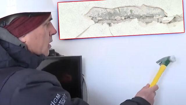 Evler tek tek kontrol ediliyor, ev sahiplerine bilgi veriliyor! Depremden sonra başladı: İki adımlı incelemede 'karot' detayı