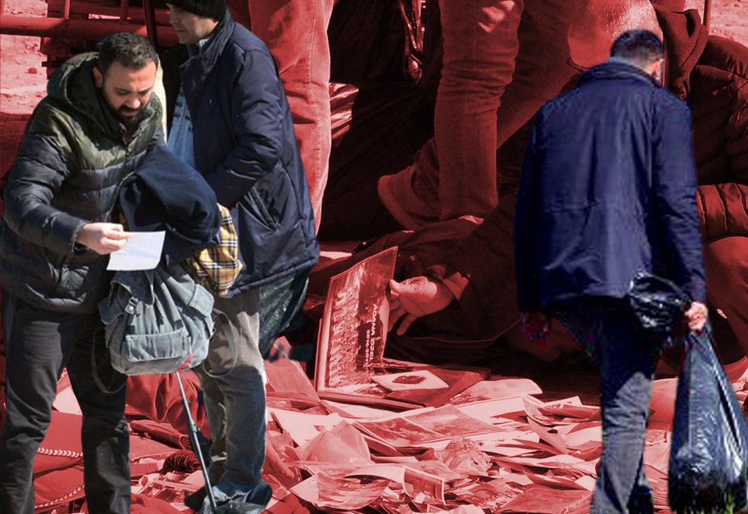 Enkazların arasında anılarını arıyorlar! Adana'da y&uuml;rekleri burkan g&ouml;r&uuml;nt&uuml;: Bir fotoğraf karesi i&ccedil;in bile saatlerce &ccedil;abalıyorlar