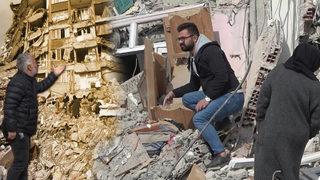 Enkaz üstünde dikkat çeken görüntü! Aldırış bile etmediler: “Canlar gitmiş bunlar çaput derdinde”