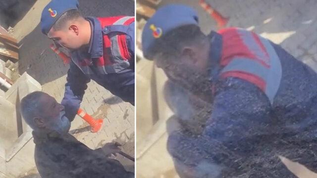 Depremzedeleri karşılayan asker gözyaşlarını tutamadı! Duygusal anlar kamerada