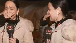 Hatay'daki depremi anlatırken gözyaşlarını tutamadı! Canlı yayında sözleri düğümlendi