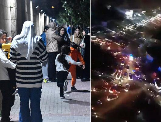  Lübnan'da halk panikle sokaklara çıktı, trafik kilitlendi