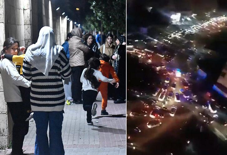 Hatay'daki deprem 7 ülkede hissedildi! Lübnan'da halk panikle sokaklara çıktı, trafik kilitlendi